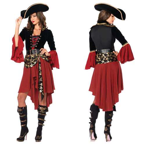 Halloween Caribbean Pirate Outfit 万圣节女海盗派对演出服饰 - 图3
