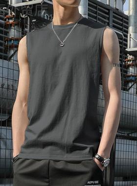 Tank top for men's running training and fitness背心男款