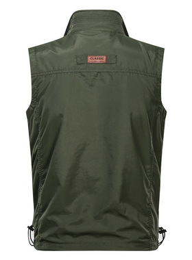 马甲背心休闲多口袋工装大码钓鱼