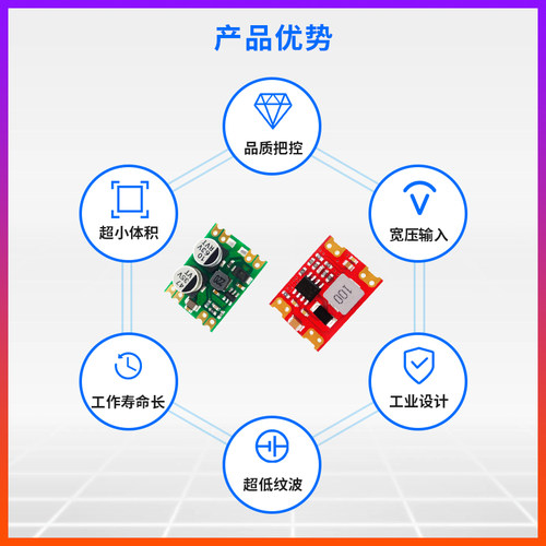 MPS1584EN芯片DC-DC电源稳压模块24V12V转5V降压6-100V输入直流 - 图3