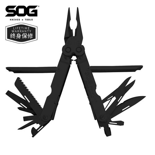 SOG 索格 B61/S61 多功能工具钳 组合工具钳 黑色/银色 终身质保 - 图0