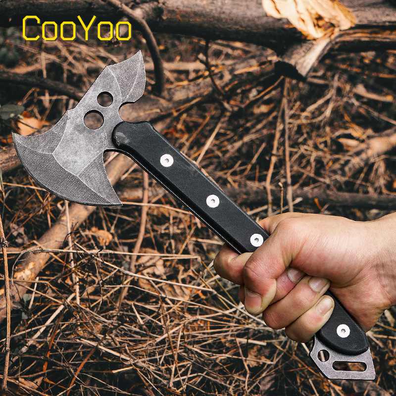 CooYoo AX-P2 Power战术斧Herman签名版户外野营斧头消防工具斧子 - 图2