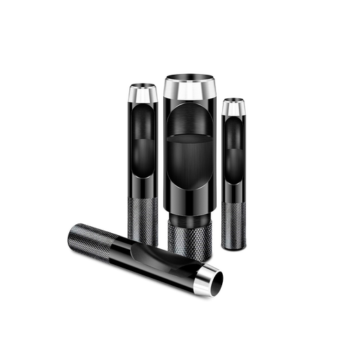 包邮黑色高碳钢皮带冲子气眼冲孔器打孔工具圆钢冲皮革冲1-25mm - 图3