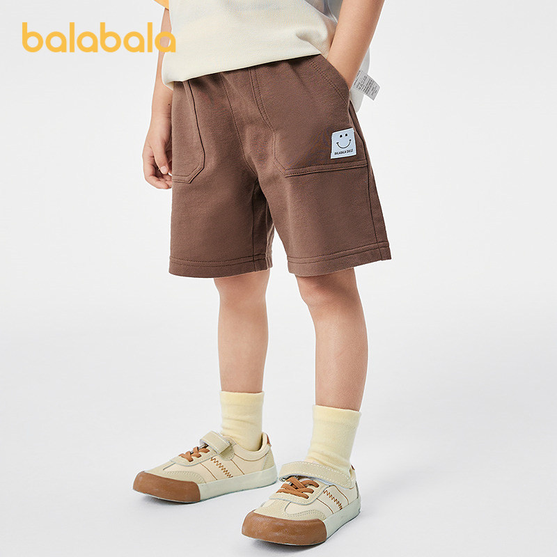 巴拉巴拉童装宝宝裤子婴儿裤子男童休闲裤儿童中裤纯棉2025新款夏,淘宝优惠券,粉丝福利购,淘宝优惠卷