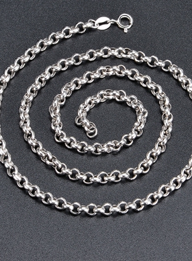 bebekitty纯银加粗女士毛衣链
