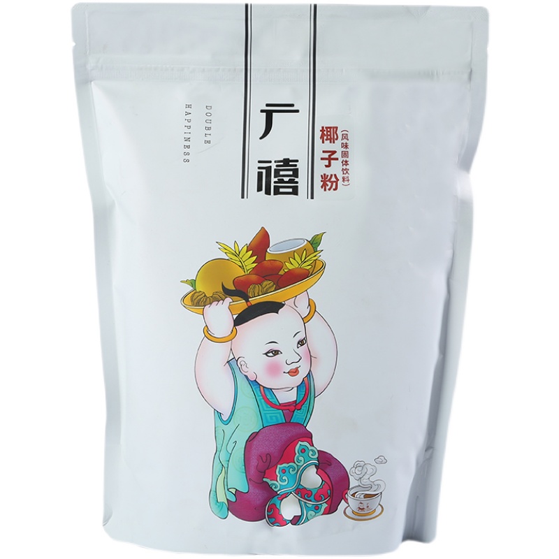 广禧椰子粉1kg袋装商用速溶椰汁奶粉奶茶店专用原料椰浆早餐冲饮 - 图3