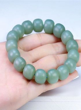 老型珠老坑料且末蓝和田玉天然