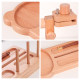 ຖັກແສ່ວຝຣັ່ງ embroidery cross stitch stand multifunctional solid wood embroidery stretcher clip desktop embroidery stand adjustable embroidery stretcher