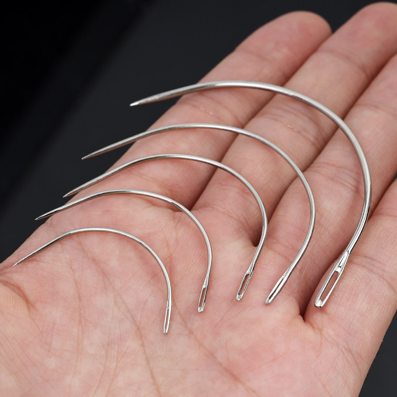 弧形针C型弯针公仔手缝曲针手工diy缝纫针修补皮革针沙发垫缝纫针,淘宝优惠券,粉丝福利购,淘宝优惠卷