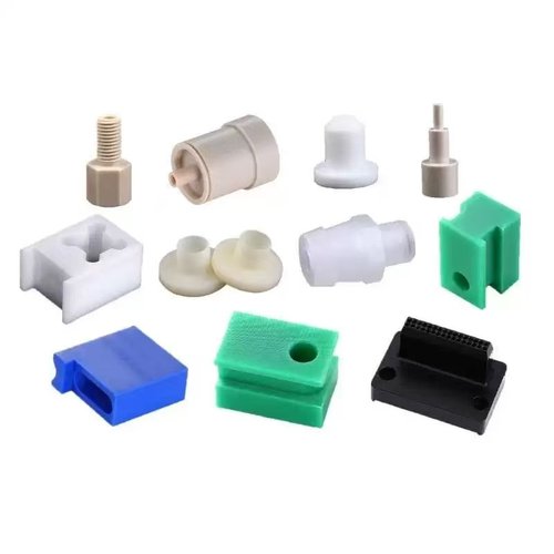 黑白色耐磨PA66尼龙板黑色pom板方块打孔peek米黄色ABS板加工定制 - 图3