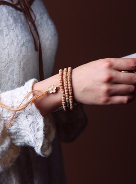 2026热振百香籽手串藏式直切民族风多圈柏香籽男女文玩菩提子手链