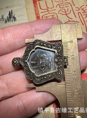 2026藏式复古铜嘎乌盒 擦擦佛吊坠 手工配件饰品扎基拉姆