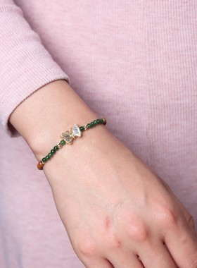 2026精品楼兰库克手串新款首饰佩饰单圈菩提蝴蝶配饰礼物礼品文玩