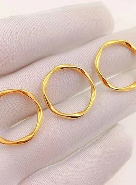 2026莫比乌斯环戒指女潮 简约个性 高级感食指女情侣对戒轻奢小众