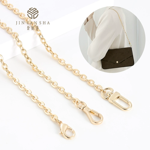 金妍莎 Совместимая цепь на цепочке, аксессуары, металлическая цепочка, сумка через плечо, бретели, «три в одном»