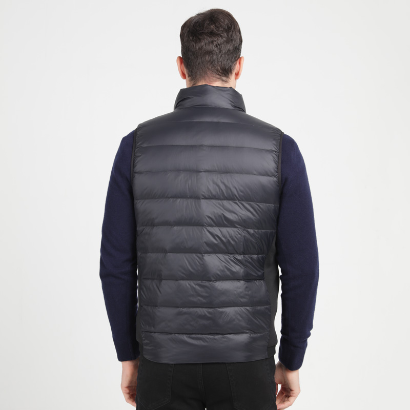 【鹅绒】DIVPOLO保罗男士羽绒马甲立领2025秋季休闲外穿MR0073364 - 图1