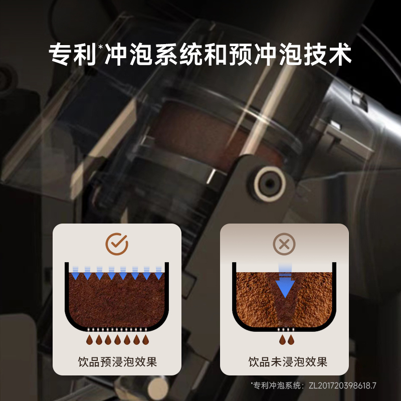 Dr.coffee咖博士H10全自动意式美式家用研磨一体机商用办公咖啡机 - 图0