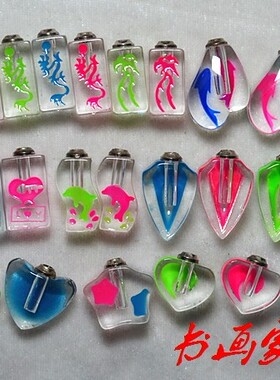 炫彩水晶刻字饰品