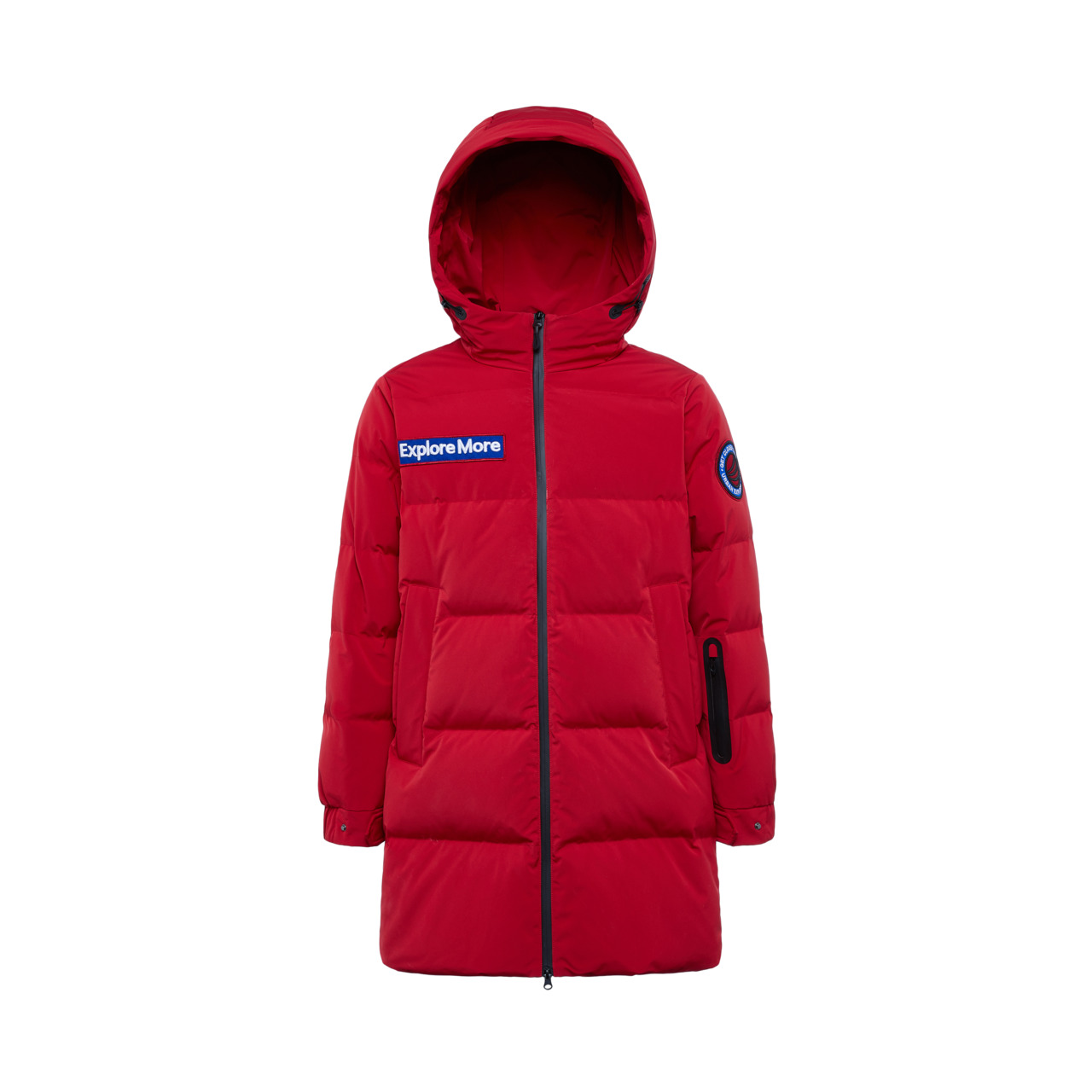 波司登男士鹅绒中长款连帽冬季极寒 波司登服饰outlets店羽绒服