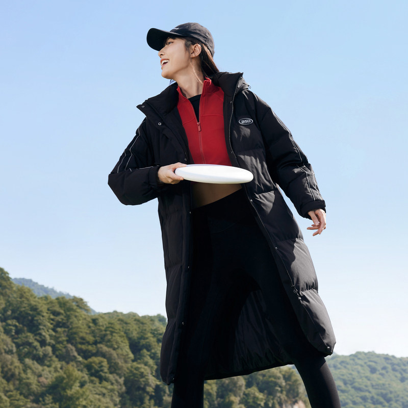 波司登新款时尚冬季长款羽绒服