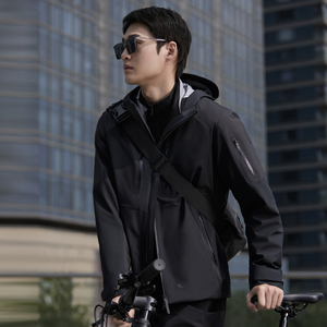 冲锋衣鹅绒服波司登奥莱秋季男士户外露营轻薄羽绒服防风保暖