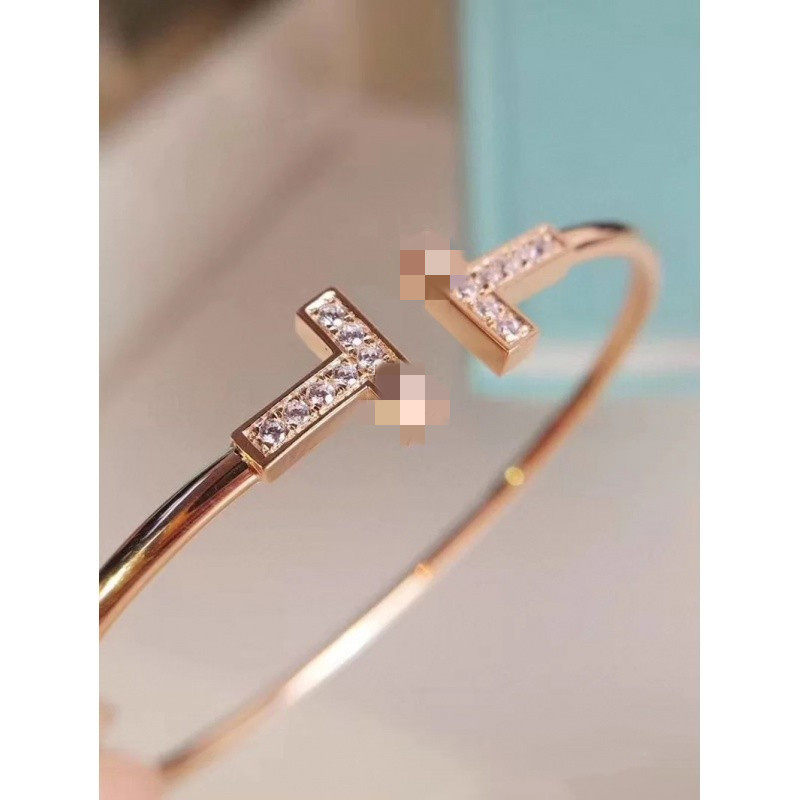 双t女开口纯银百搭款网红同款手镯 紫卡诺手镯