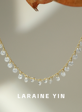 【买3免1】泡泡钻流苏 S925纯银项链女 小众轻奢精致独特绝美饰品