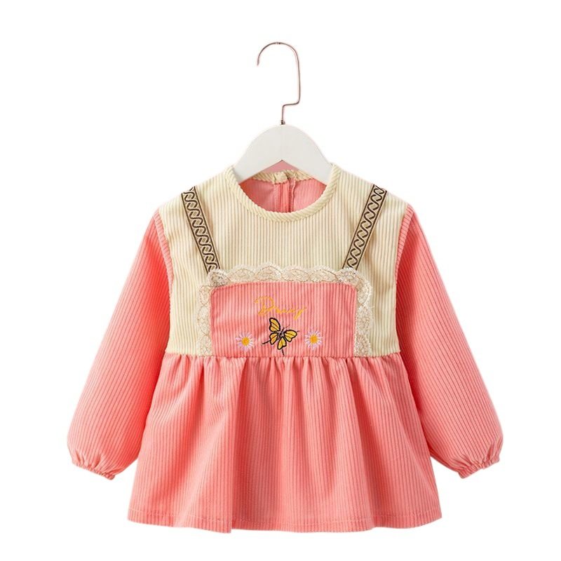 儿童罩衣女宝宝吃饭围兜防水防脏公主围裙秋冬洋气外穿婴儿反穿衣,淘宝优惠券,粉丝福利购,淘宝优惠卷