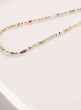 【杭州灵隐官方】碧玺项链