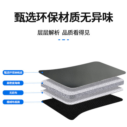 适用16-26新款奥迪C8A6L座椅半包防踢垫内饰后排改装儿童防脏用品 - 图3