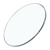 Tempered glass desktop round custom-made transparent dining table