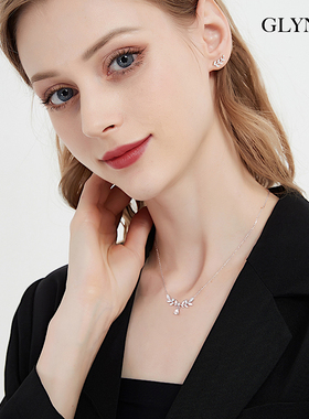 穗穗平安平安喜乐纯银项链