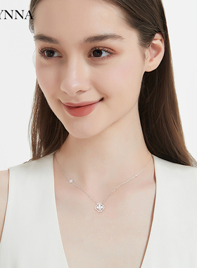 四叶草S925纯银项链女生轻奢小众设计高级感锁骨链生日礼物2025年