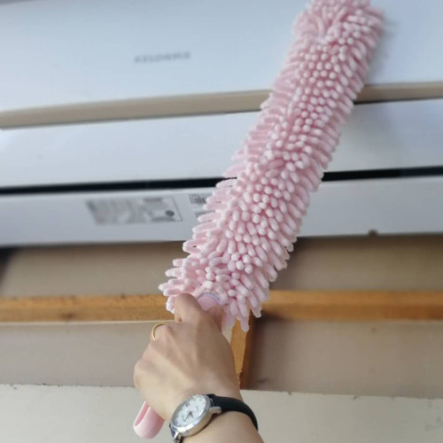 双面加厚雪尼尔可弯曲除尘掸家用 车用 鸡毛掸子空调刷尘刷清洁 - 图0