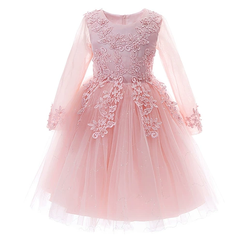 Наряд маленькой принцессы, платье, детская одежда, 2024 года, в корейском стиле, из фатина