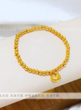 钛钢不掉色小胖福袋手串手链