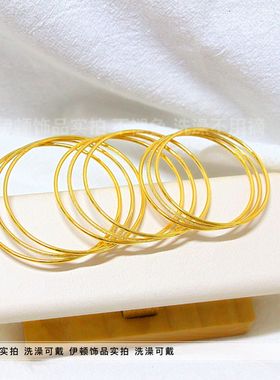 钛钢金店同款三生三世圈手镯手环