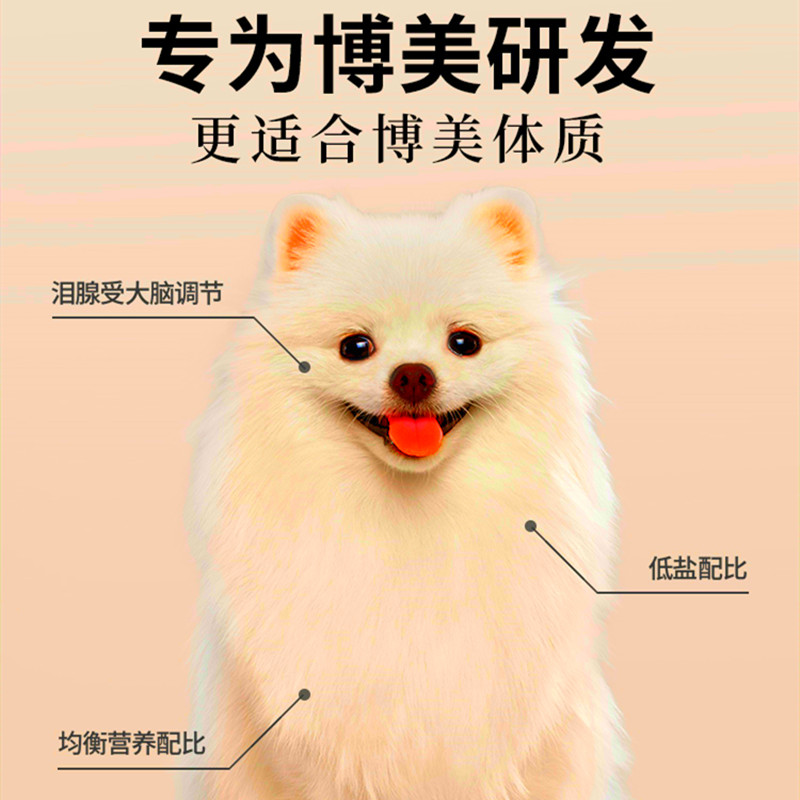 官方旗舰店凯锐思博美狗粮鸡肉块冻干双拼成犬幼犬专用犬粮狗干粮 - 图0