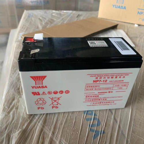 YUASA汤浅蓄电池顺德12伏NP7-12/12V7.2Ah18ah7ah三菱电梯UPS电瓶 - 图0
