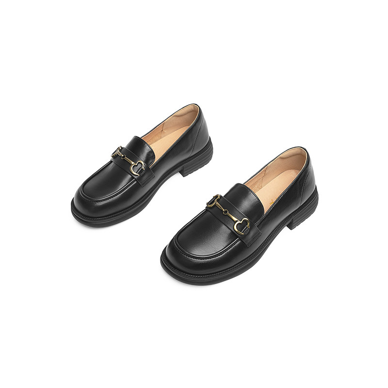 红蜻蜓女鞋休闲乐福鞋女秋季新款英伦复古小皮鞋时尚百搭女单鞋,淘宝优惠券,粉丝福利购,淘宝优惠卷