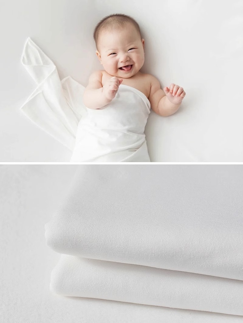 毯子新生的儿婴儿满月百天宝宝拍照背景布新生儿裹布摄影衣服道具 - 图1