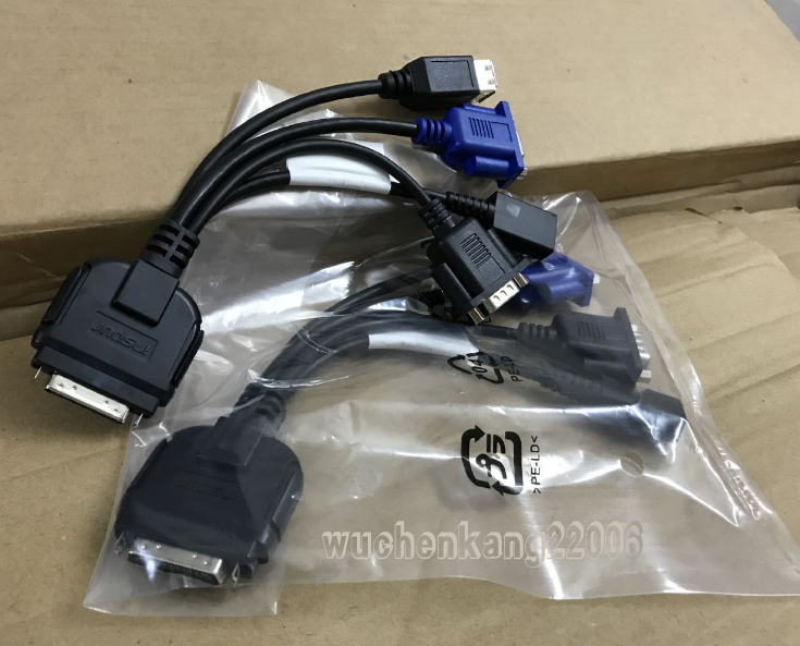 浪潮刀片服务器转接线小辫子接口IO-VGA+USB-转换线 - 图2