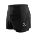 Chạy quần short + lót Thiết bị đốt cháy GearLab tình yêu Chạy xuyên quốc gia chạy marathon đai lưu trữ quần short thể thao - Quần thể thao quần thể thao ngắn Quần thể thao