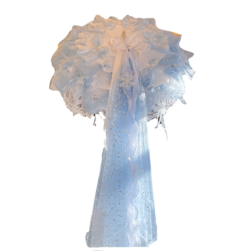 zj浮光万象六芒星原创lolita手作花嫁伞雪花仙蒂瑞拉蕾丝茶会lo伞,淘宝优惠券,粉丝福利购,淘宝优惠卷