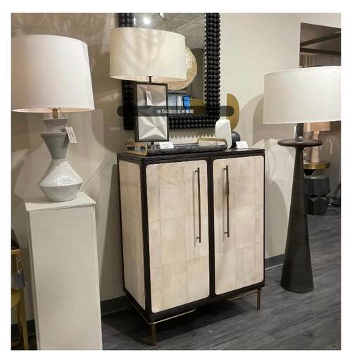 定制椎管古铜做旧落地灯立灯别墅展厅酒店灯具Putney Floor Lamp - 图2