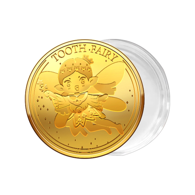 牙仙子币牙齿换牙纪念币儿童宝宝男孩女孩玩具币双面图案奖励币,淘宝优惠券,粉丝福利购,淘宝优惠卷