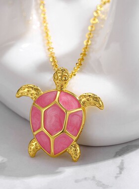 马尔代夫旅游纪念品热卖爆款海龟项链个性创意锁骨项链