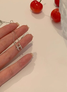 项链2024新款爆款潮轻奢小众高级感不掉色锁骨链网红毛衣颈链子