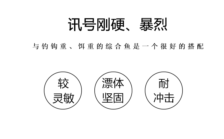 正品 何海滨鱼鱻钓具001J浮漂 去壳芦苇漂 鲫鱼漂 硬尾浮漂13目