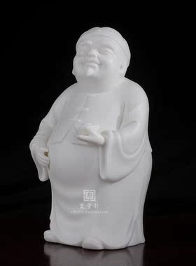 财运亨通德化白瓷会所家居摆设